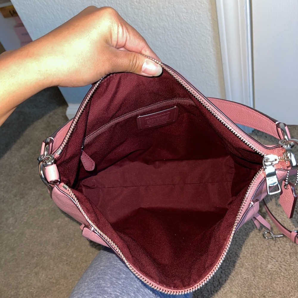 Coach Marlon Hobo in Blush Pink - Picture 9 of 11